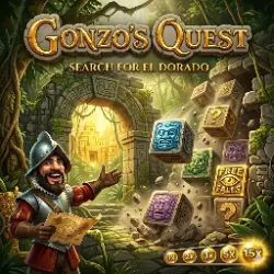 Gonzo's Quest slot game at Casino Lab online casino for United Kingdom players